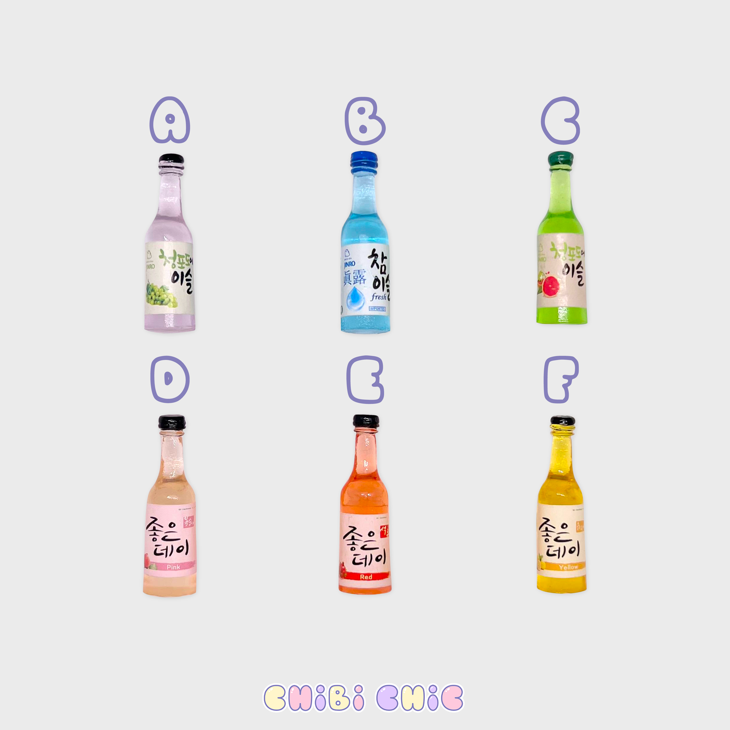 Colored Flavored Soju