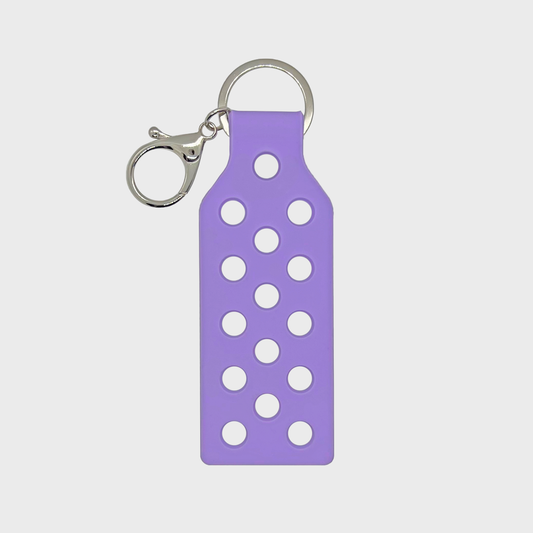 Purple Chibi Charms Keychain